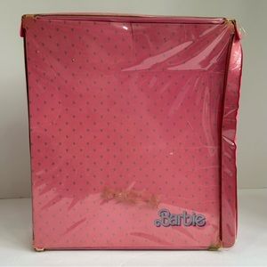 1985 Barbie Pink Fashion Doll Storage Case